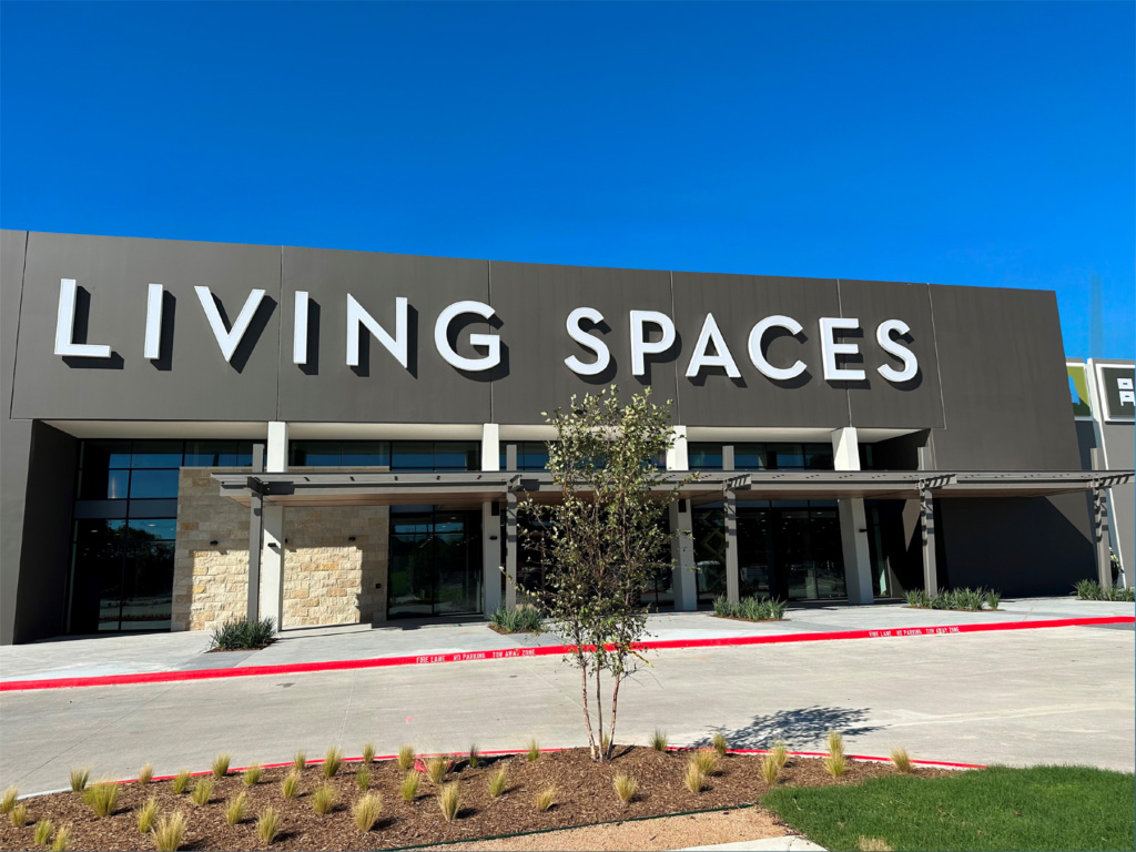 Living Spaces opens Nov. 17 at City Central in Grand Central Park. It is one of several retailers that has recently opened or announced they are coming to the Conroe community. Photo courtesy of Grand Central Park.