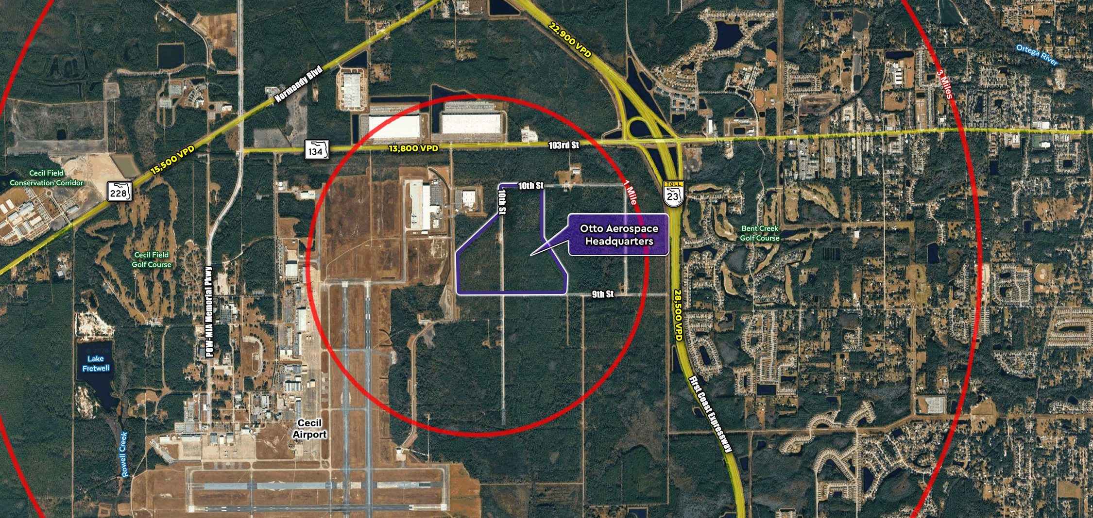 Aerial Photo of OTTO AEROSPACE HEADQUARTERS in Florida